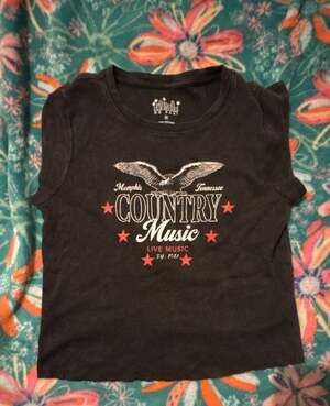 OG BABE Memphis Tennessee Country Music Graphic Sleeveless Crop Top
